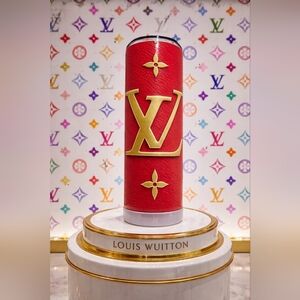 NIB Luxury Insulated 20 Oz. Tumbler With Metal Straw And Cleaning Brush